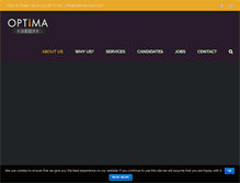 Tablet Screenshot of optimaeurope.com